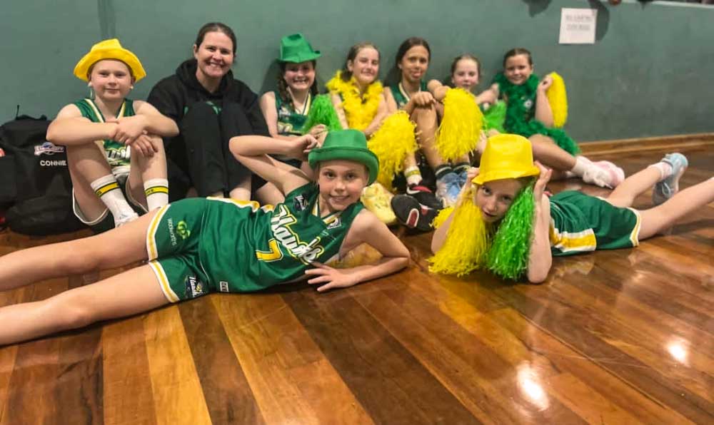 Girls Maragret river basketball team